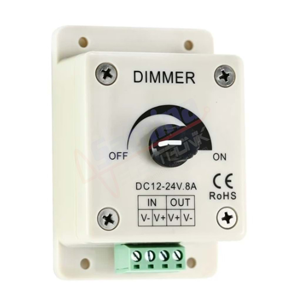 Saminatronik 12-24VDC 8A PWM Dimmer Controller