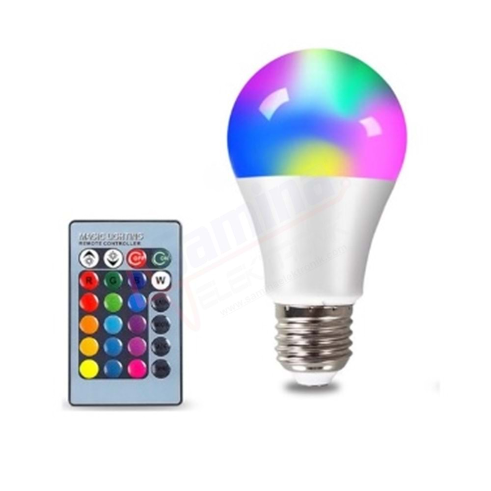 Hightek HT-4018 3W RGB LED Ampül