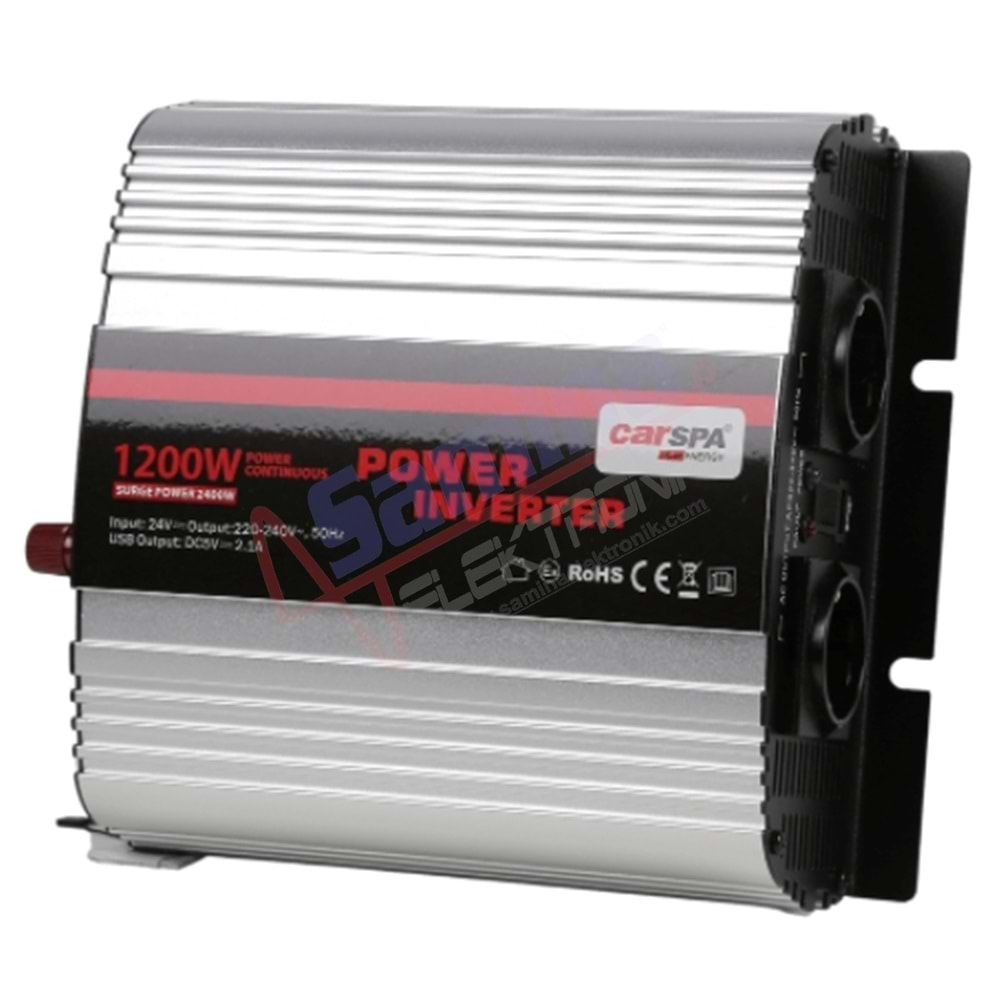 Carspa 1200W 24V Modifiye Sinüs İnverter