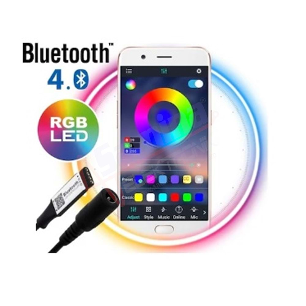 Saminatronik Bluetooth RGB Led Kontrol Modülü