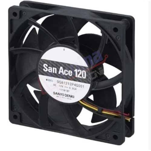 FAN - SANYO SAN ACE 9G1212P4G03 120x120x25MM 12VDC 0.90A FAN