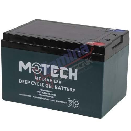 Motech MT-12V 14Ah Jel Akü