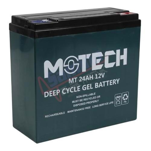 Motech MT-12V 24Ah Jel Akü