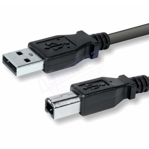 USB 2.0 10Mt Yazıcı Kablosu Şeffaf