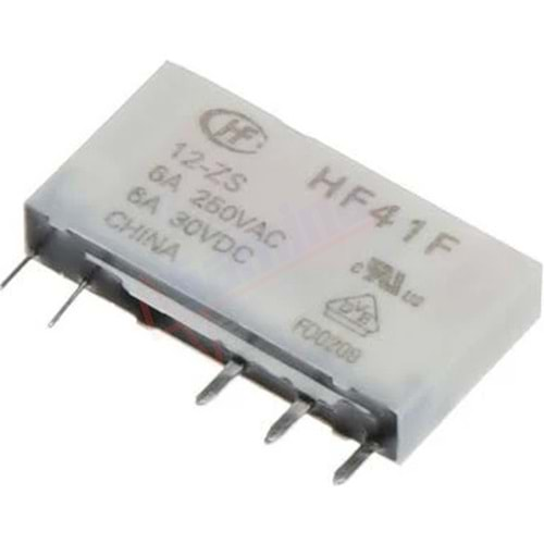 Röle - HONGFA HF41F-12ZS POWER SLIM 6A 12V 1PNC