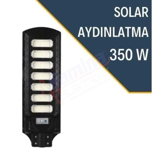 Lexron 350W Solar Led Sokak & Bahçe Aydınlatma