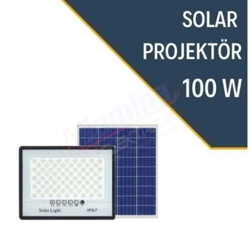 Lexron 100W Solar Projektör